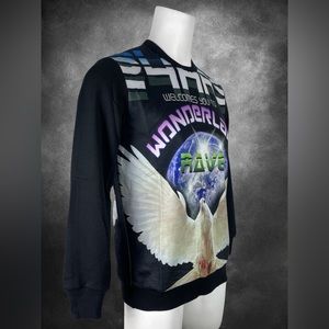 24HRS Festival Music Rave Techno Party Dance Wonderland Reversible Sweatshirt